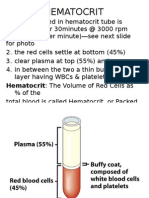 Blood Physiology Part IV - Plasma Proteins, Hematocrit, ESR by DR A K Gupta