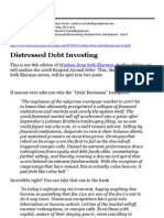 Distressed Debt Investing: Wisdom From Seth Klarman