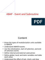 10 - ABAP - Event and Subroutine