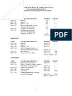 Bachelor of Science in Computer Science B.Sc. (Computer Science) Summary of Undergraduate Courses