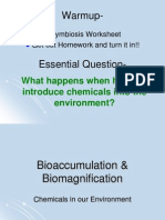 Bioaccumulation Biomagnification