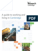 A Guide To Working and Living in Cambridge Microsoft Research