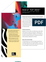 Zebra T L P 3 8 4 2: ® ™ Thermal, On-Demand Label, Receipt, and Tag Printer