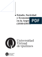 Carpeta de Trabajo Estado, Sociedad y Economía ARG 1930-1997