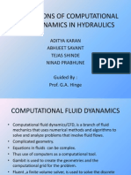 Applications of Computational Fluid Dynamics in Hydraulics