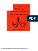 Panero. Poemas Desde El Manicomio de Mondragón