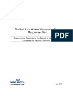 Response Plan: The Nova Scotia Workers' Compensation Program