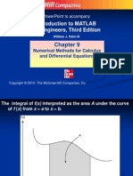 Introduction To MATLAB For Engineers, Third Edition: Numerical Methods For Calculus and Differential Equations