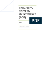 Reliability Centred Maintenance (RCM)