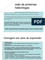 Expressão de Proteínas Heterólogas