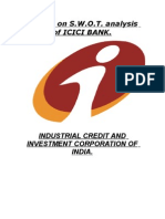 Swot of ICICI Bank