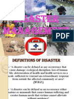 Disaster Management