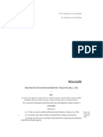 The Protection From Domestic Violence Bill, 2002: S1/BILL2002/LS/5238LS