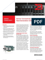 Brocade 415 AND 425 FC Hbas: Server Connectivity For Next-Generation Data Centers