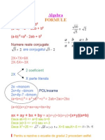 PDF - Algebra - Formule EREFERAT - EU PDF