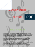 Konsep Muzik-Bentuk