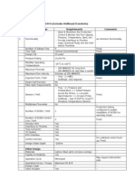 SUBSEA TREE DESIGN DATA (Includes Wellhead/Downhole) No. System Design Requirements Comments