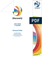 Sample Insights Discovery Personal Profile All Chapters