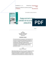 Aseguramiento de La Calidad de Los Productos Pesqueros PDF