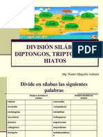 Acentuación, División Silábica, Diptongos, Triptongos