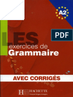 Les Exercices de Grammaire Niveau A2 Corrigés Intégrés