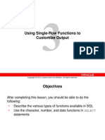 Oracle Database 11g: SQL Lesson 03