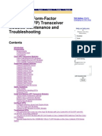 Cisco Small Form-Factor Pluggable (SFP) Transceiver Modules Maintenance and Troubleshooting