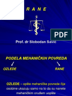 R A N E: Prof. DR Slobodan Savić