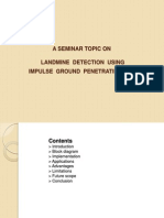 Landmine Detection Using Impulse Ground Penetrating Radar