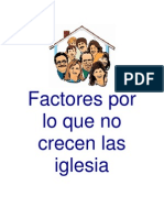 Factores Por Lo Que No Crecen Las Iglesia Importante