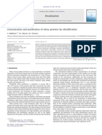 Concentration and Purification of Whey Proteins by Ultrafiltration - Baldasso Et Al. (2011) PDF