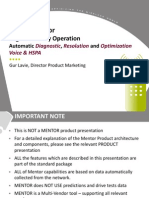 Ultima Mentor - Engineers Daily Operation - Automatic Analysis and Optimization PDF