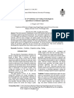 A Review of Ventilation and Cooling Technologies in Agricultural Greenhouse Application