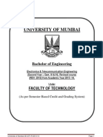 Mumbai University Sem III-IV Electronics and Telecommunication Engg