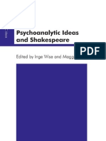 Psychoanalytic Shakespeare PDF