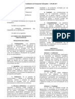 Ley #28056 Ley Marco Del Presupuesto Participativo