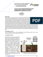 Experiencia en La Selección de Materiales para Sistemas de Puesta A Tierra para Torres de Transmisión de Energía Eléctrica