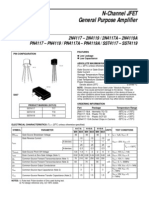 N-Channel JFET General Purpose Amplifier