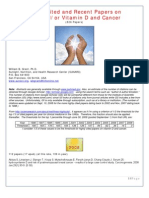 Vitamin D Cancer Studies