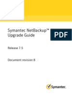 Symantec NetBackup™ 7.5 Upgrade Guide