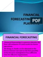 FINANCIAL FORECASTING AND PLANNING (Chapter 4)