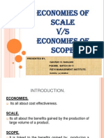 Economies of Scale V/S Economies of Scope