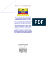 Poema A La Bandera Ecuatoriana