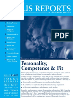 Personality Competence and Fit