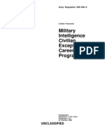 Military Intelligence Civilian Excepted Career Program: Unclassified