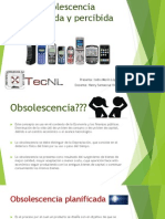 Obsolescencia Planificada y Percibida