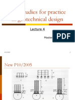 Practice in Geotechnical Design