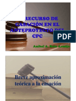 Recurso de Casación - Anteproyecto de CPC - Nicaragua