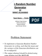 Gaussian Random Number Generator Using Boxmuller Method