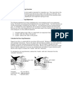 Suspension - Spring Preload&Race Sag